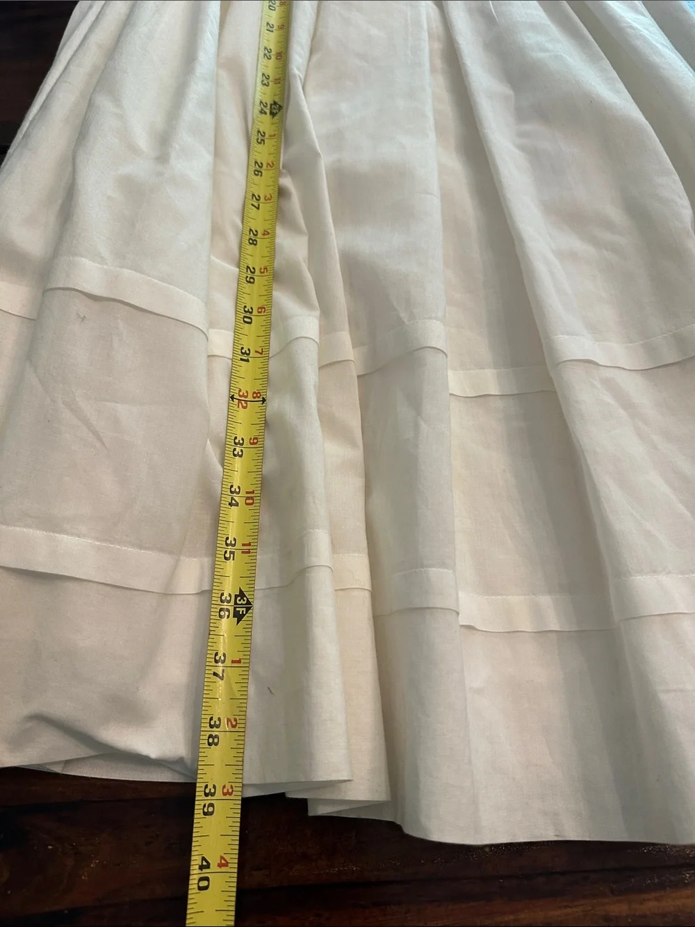 Strasburg girls 10 Cream Smocked Floral Bodice lined cotton sleeveless Dress